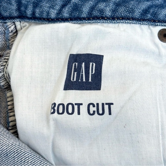 GAP Vintage Y2K Boot Cut Stretch Denim Blue Jeans Mid Rise Medium Wash Size 8R - Picture 10 of 10